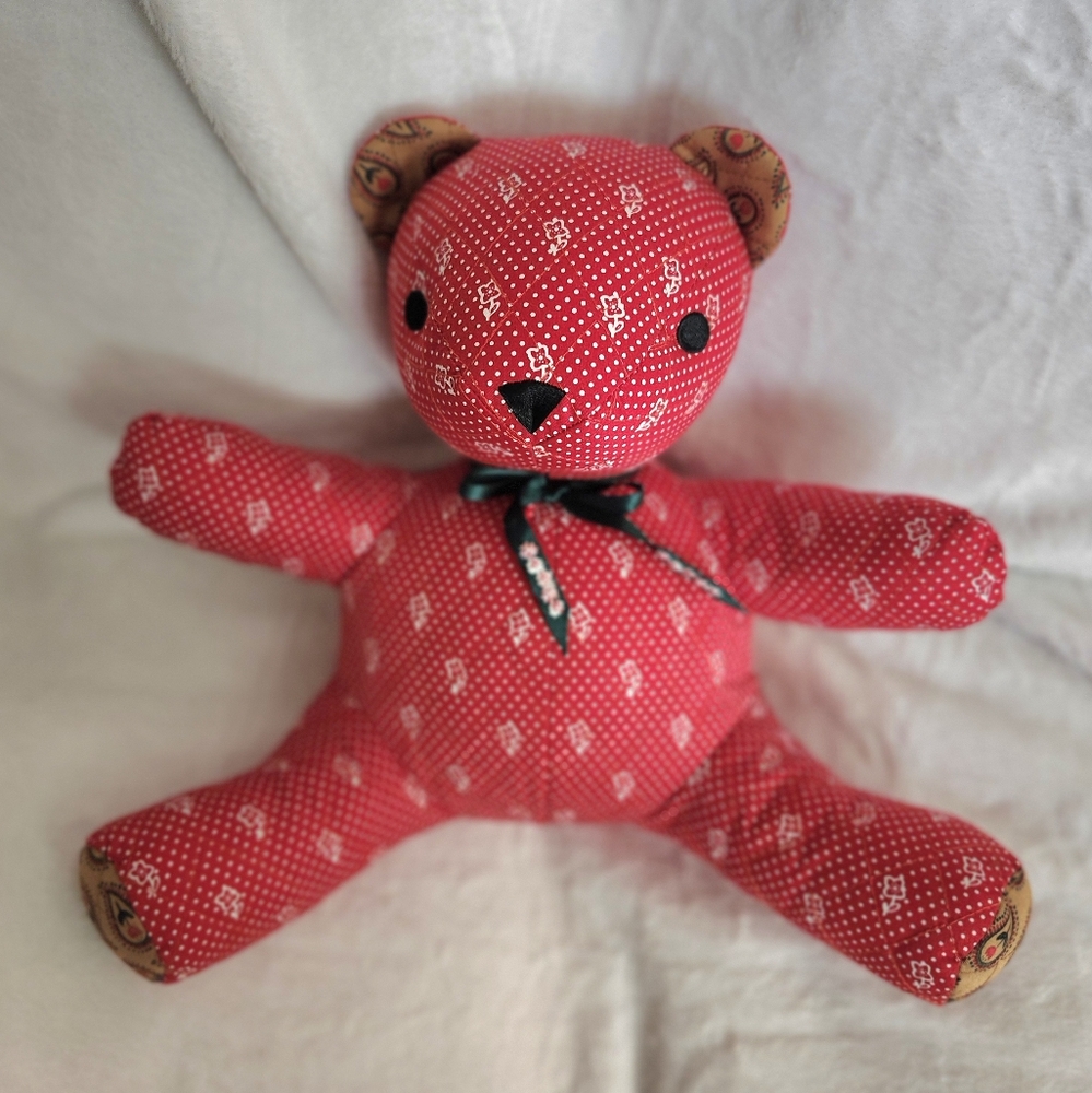 Vera Bradley Dotty Floral Teddy Bear ๐งธ - Picture 1 of 10